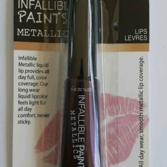 L'Oreal Other - L'Oreal Lipstick Paris Cosmetics Infallible Paints Metallics Smoldering Eclipse